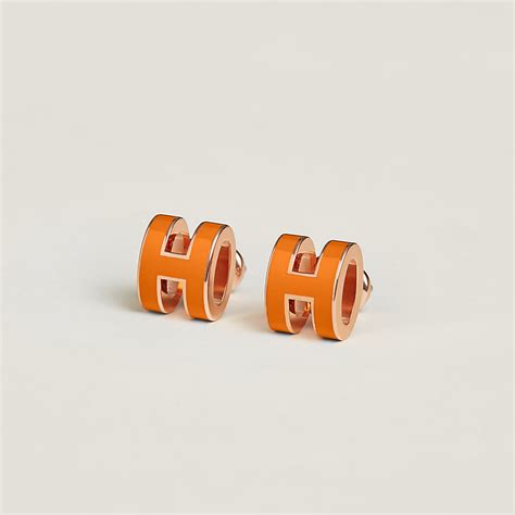 hermes pop h mini earrings